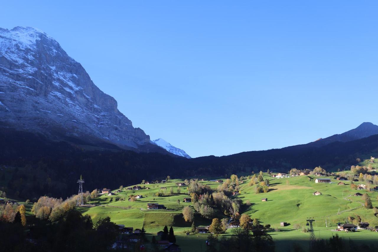 Excellent Flat With A Fantastic View Of The Eiger! Apartment Grindelwald Bagian luar foto