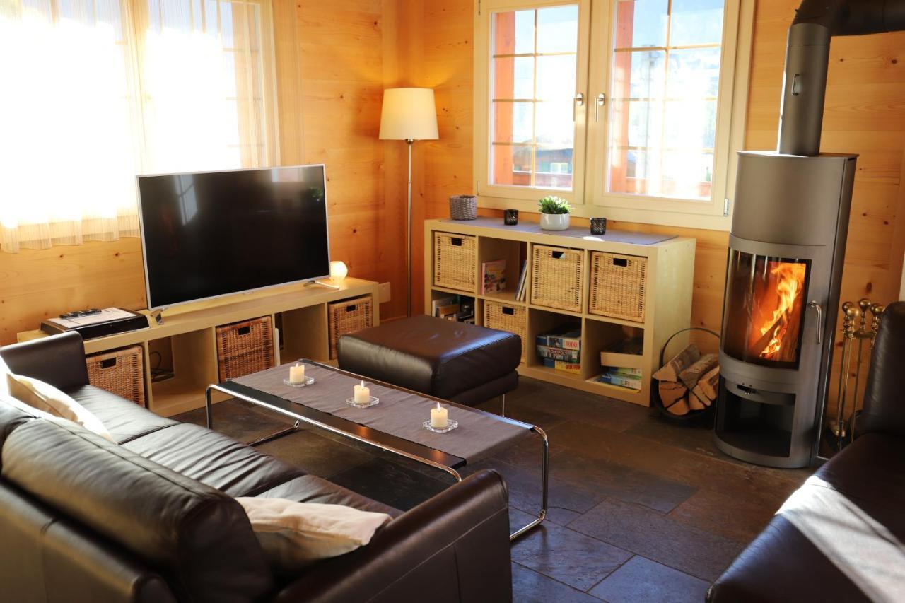 Excellent Flat With A Fantastic View Of The Eiger! Apartment Grindelwald Bagian luar foto